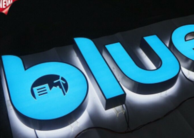front and backlit channel letter signs